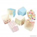Cupcake Liners – 180-Piece Set of Mini Baking Cups Paper Baking Liners Disposable Cupcake Wrappers for Muffins Desserts Cakes 7 Assorted Floral Designs - 2.36 x 2.36 x 1.96 inches - B077JYP9NH